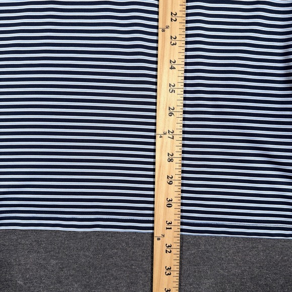 RLX Ralph Lauren Polo Shirt Mens Large Golf Wicking Stretch Short Sleeve Striped - Picture 7 of 7